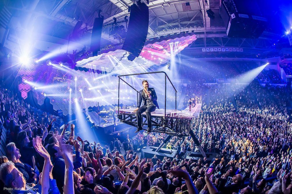 Justin Timberlake at the O2, powered by L-Acoustics