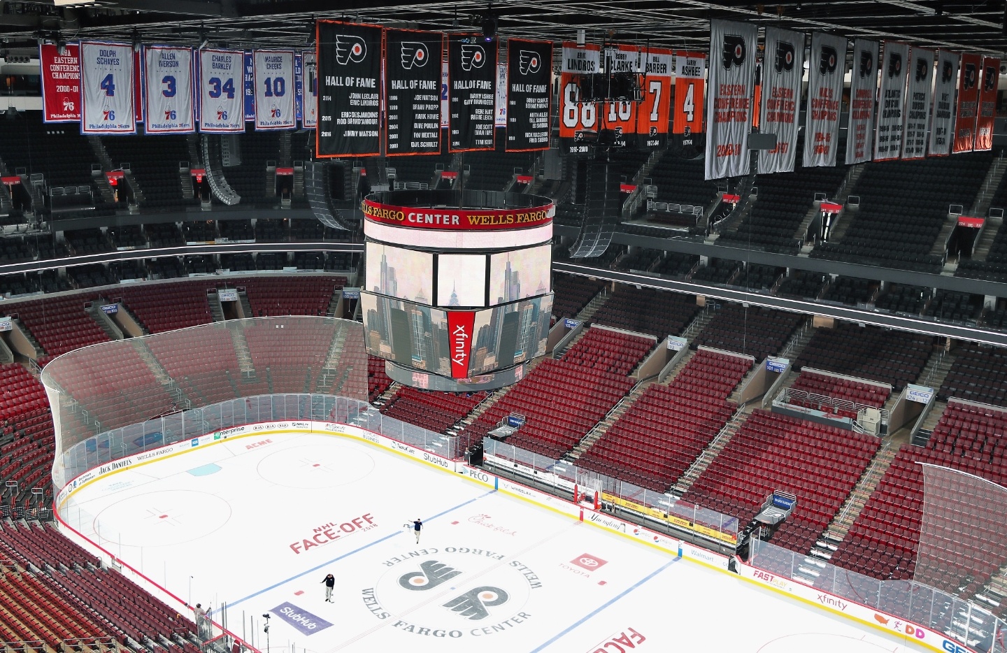 wells fargo center seating chart