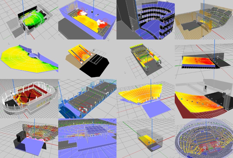 3d stadium in PDF, Download CAD free (1.52 MB)