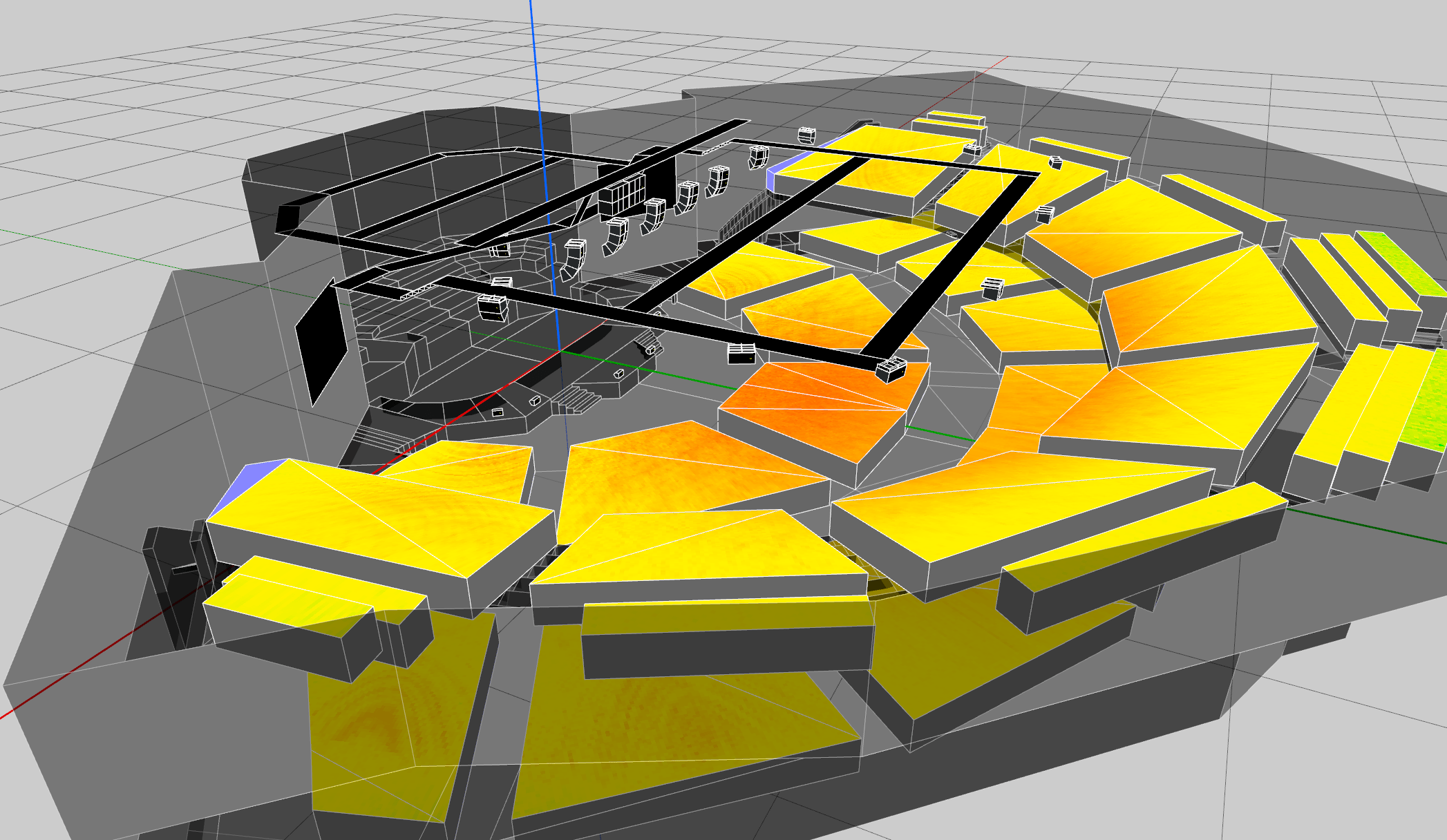 3D Model of sound system set up by L-Acoustics at the Mount Paran Church, Atlanta