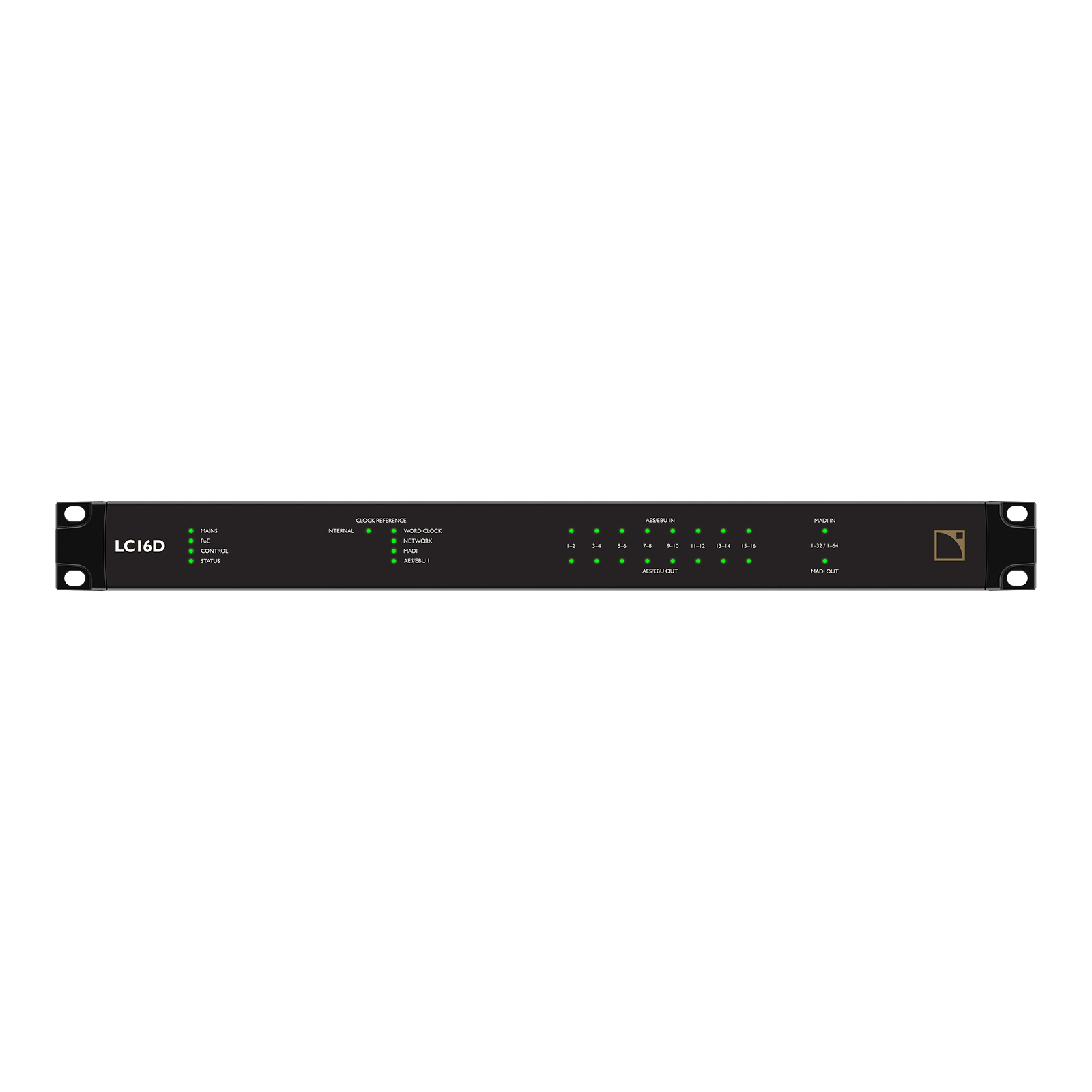 LC16D Front Image - Professional Audio System Format Converter by L-Acoustics