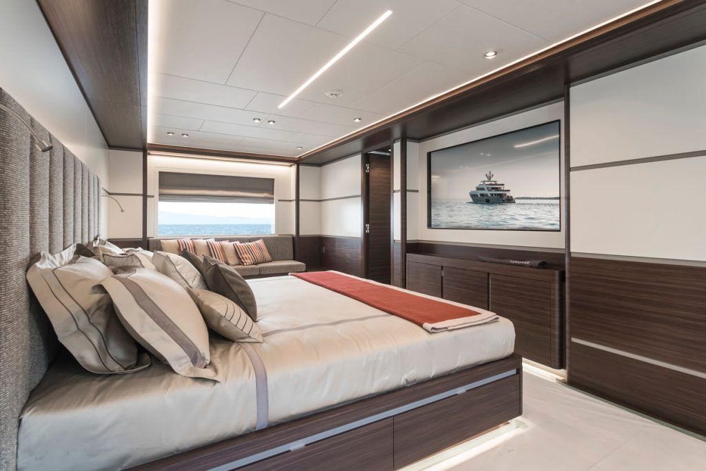 L-Acoustics sound system interior  yacht set up