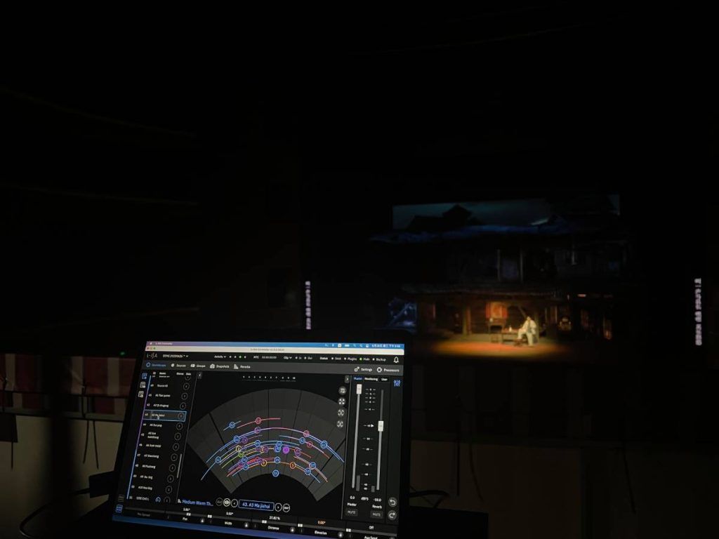 Seamlessly integrated into the L-ISA Controller, BlackTrax infrared sensor system delivered real-time tracking of opera performers for Daughter of the Party