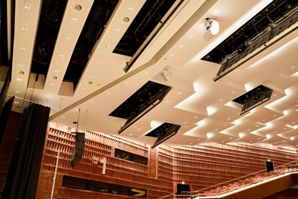 L-Acoustics L Series professional sound system was chosen primarily for its superior audio quality and speech intelligibility – crucial factors for the diverse range of events hosted at the CCH