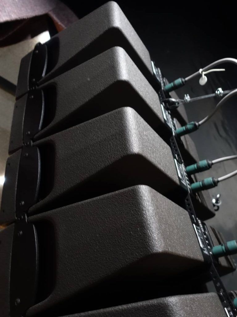 L-Acoustics Kiva II line array speakers Concert Sound System at YOU Sunagawa City