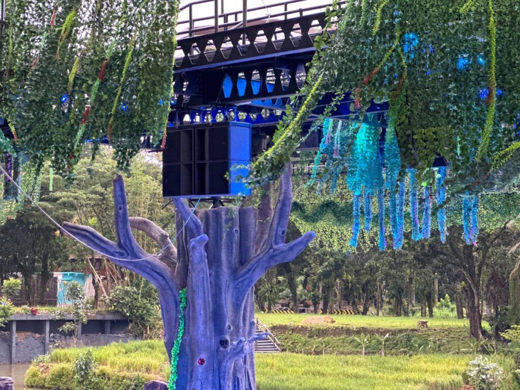 Four L-Acoustics KS21i subwoofers installed for Enchanting Valley’s outdoor theatre