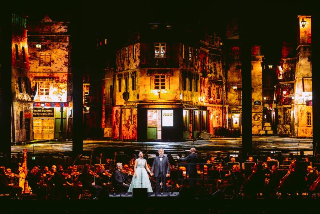 L-Acoustics L-ISA Technology with L Series line arrays on Andrea Bocelli's UK Tour bring artist and audience together