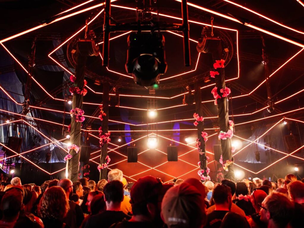 Polygon's hemispherical dome is designed as an instrument for spatial storytelling – photo credit Maria Zhytnikova, Red Flame Creations