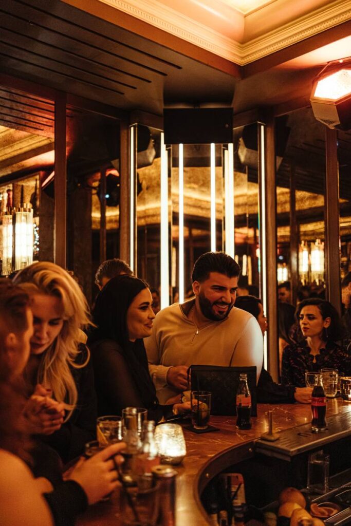 The L-Acoustics sound system at SHU serves as the primary transition element that transforms the space from cocktail lounge to nightclub. © Rox Photography