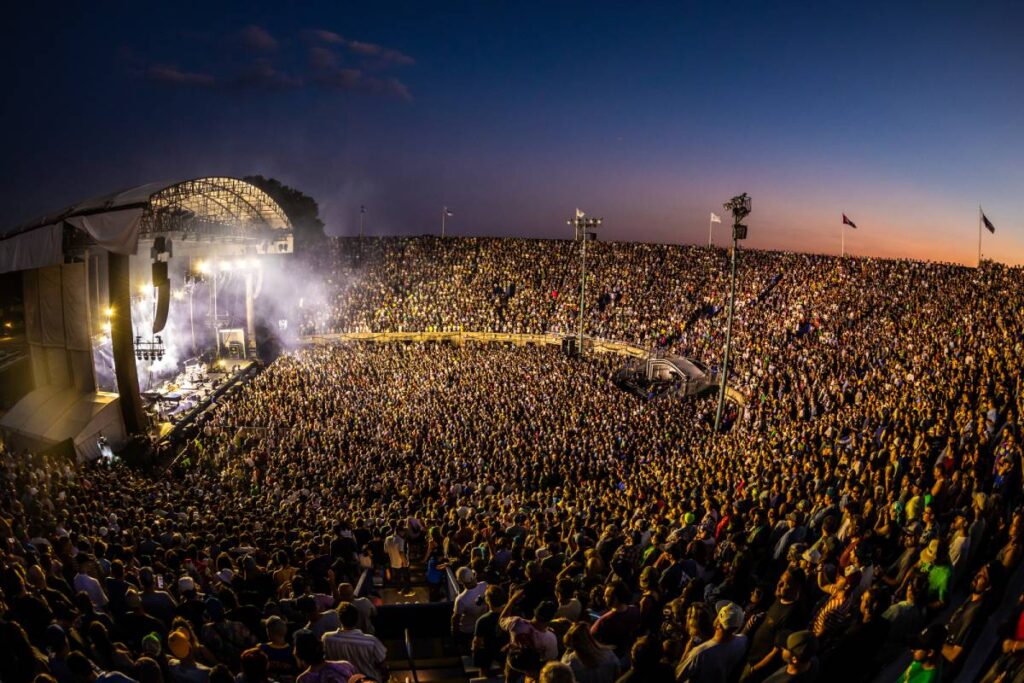 “There’s something about the L Series that makes you feel they’re not there, that you’re connecting directly with the music,” says PM Bryan Berge (photo credit: Alive Coverage)