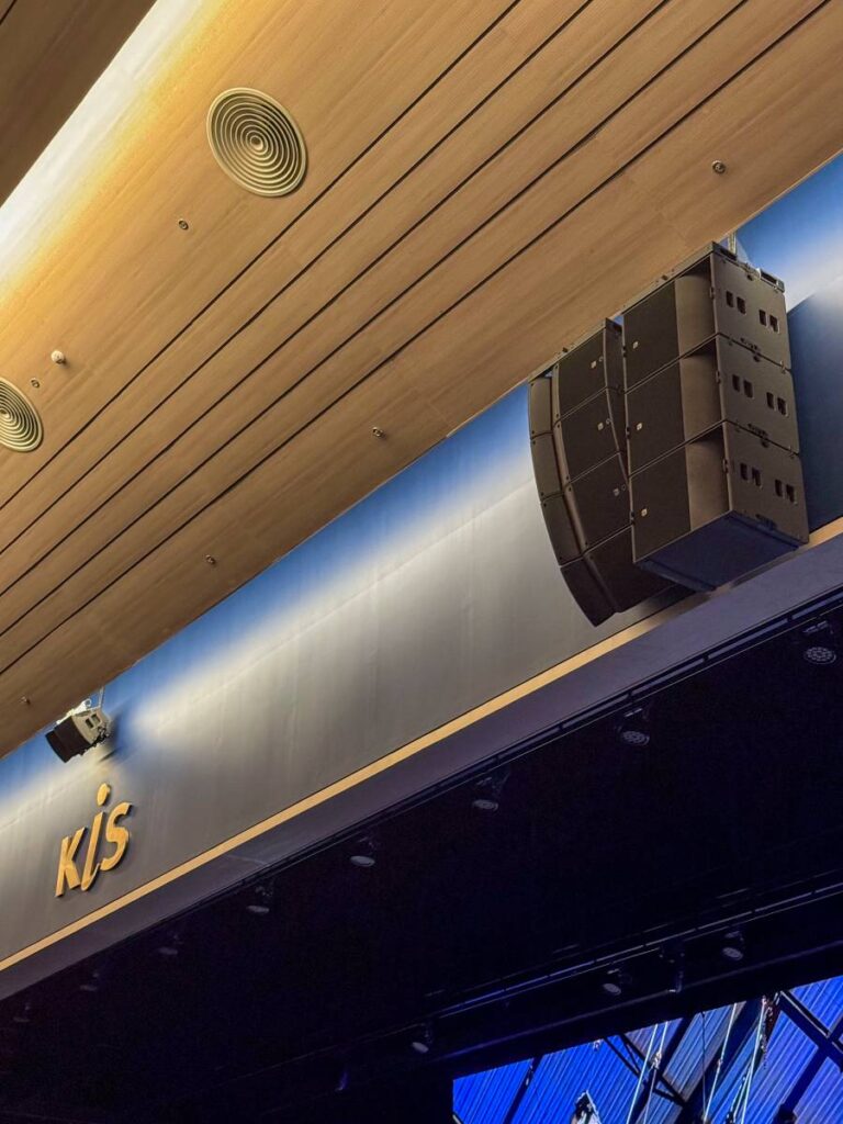 L-Acoustics A Series professional sound system allows for AV Integration and streamlines KIS International School Reignwood Park Campus operations