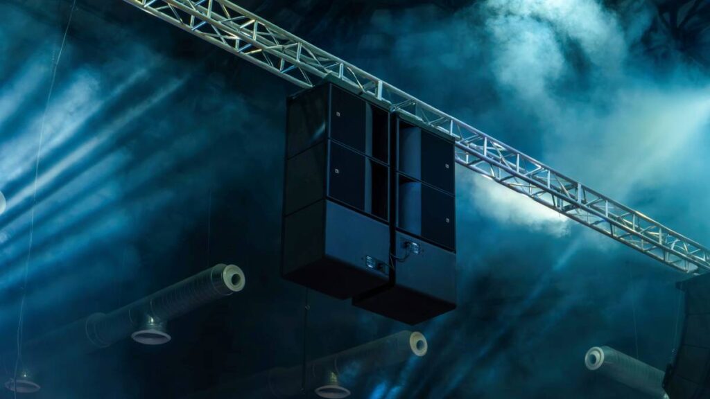 Six KS21i subwoofers form the powerful foundation of BPEC's concert audio system, delivering the dynamic range essential for live entertainment