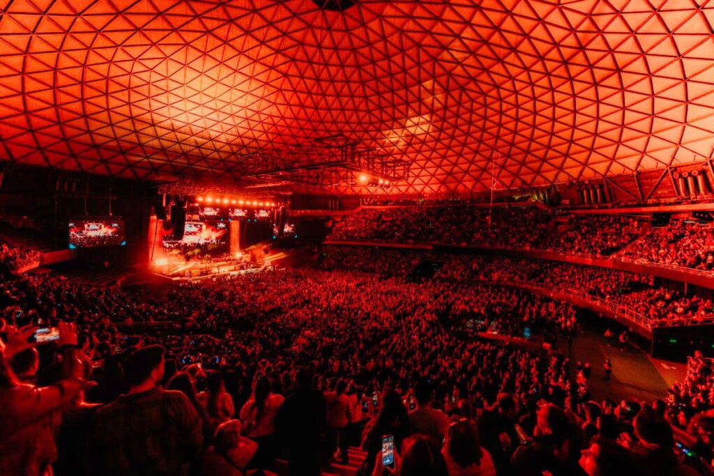 The 16,500-capacity venue is now one of the largest and busiest arenas in South America