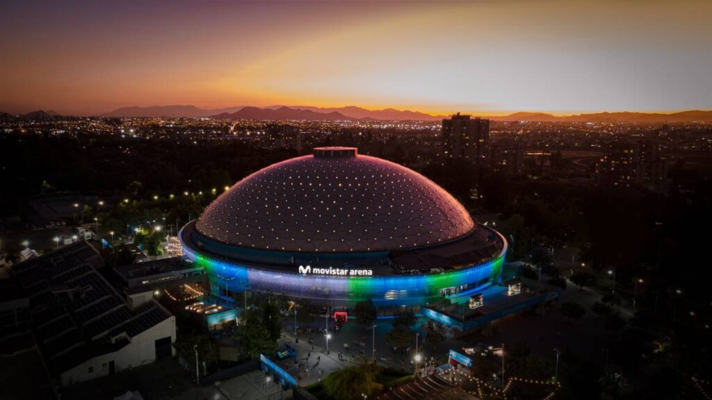 Movistar Arena’s historic dome structure presented unique acoustic challenges that the L-Acoustics K2 system was able to resolve