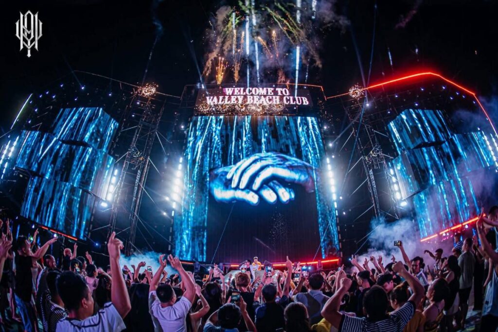 Valley Beach Club's stunning 4,800-square-metre Ha Long Bay location now features festival-grade L-Acoustics K1 technology, establishing it as northern Vietnam's premier EDM destination
