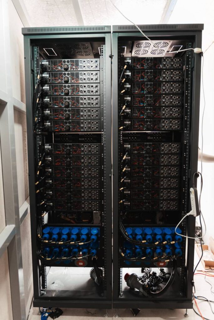 Twenty-four LA12X amplified controllers operating over Milan-AVB network protocol provide the robust, reliable infrastructure supporting Valley Beach Club's demanding technical requirements