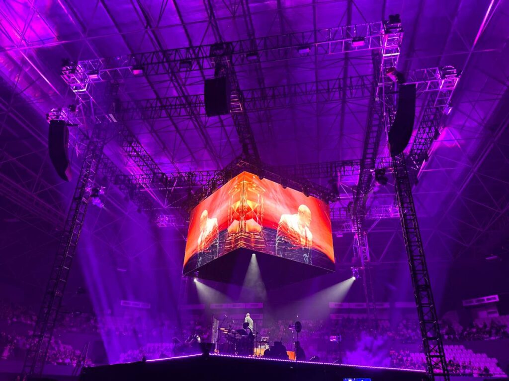 L-Acoustics L Series operated via Milan-AVB network to a P1 processor for the Heart & Soul Live concert in Jakarta’s Tennis Indoor Senayan Arena