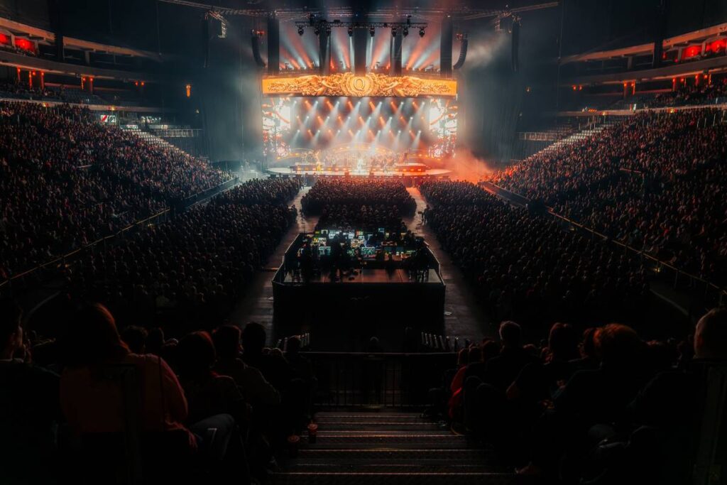 Queen tribute band, Queenie, and Janáček Philharmonic Ostrava play two shows Prague’s O₂ Arena with L-Acoustics L-ISA technology