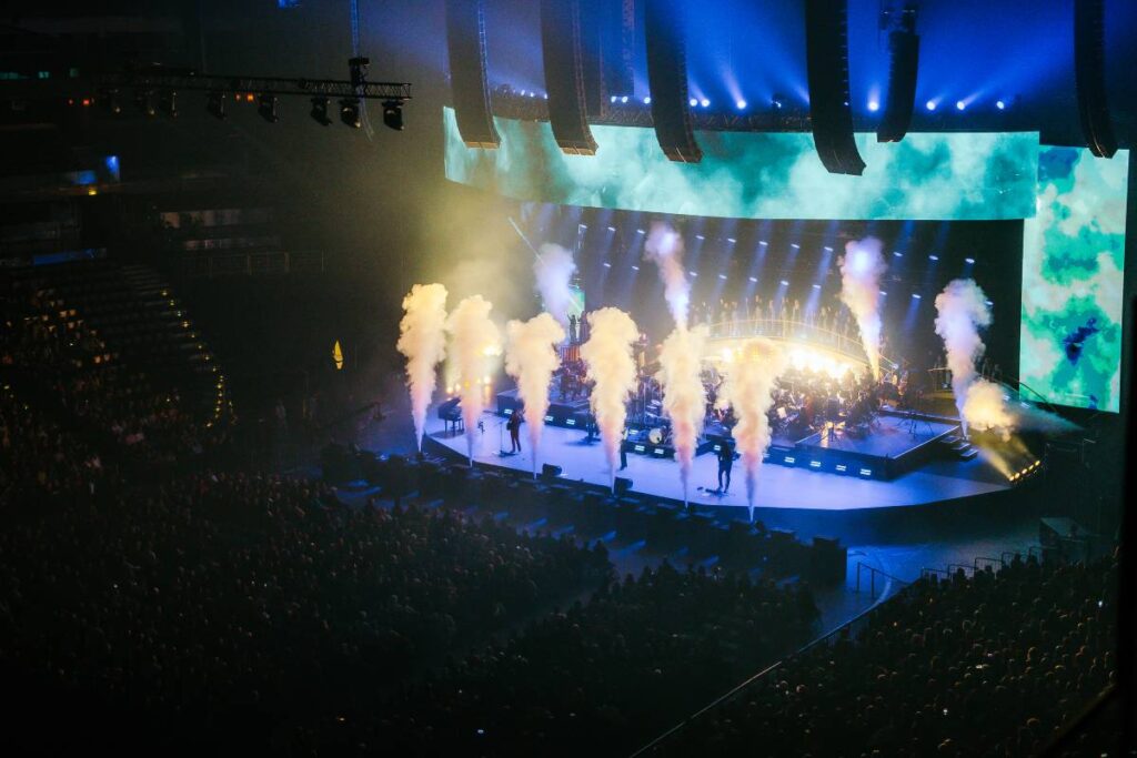 The L-Acoustics spatial design allowed audiences to distinctly localise every instrument - from screaming electric guitar solos to delicate woodwind phrases