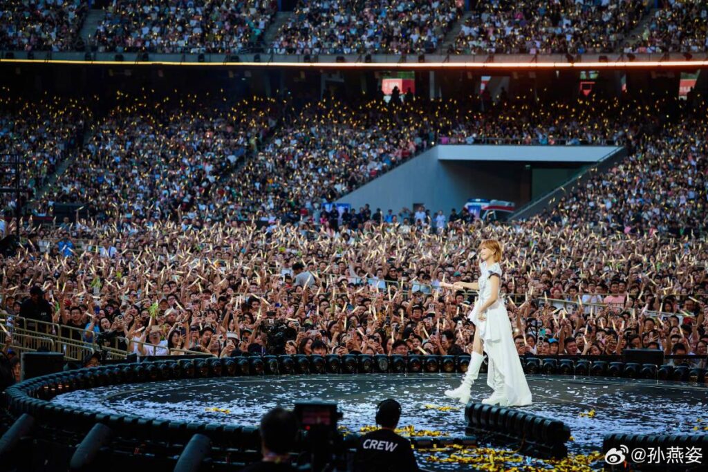 L-Acoustics Panflex technology minimized stage interference for Sun Yanzi in the Beijing National Stadium