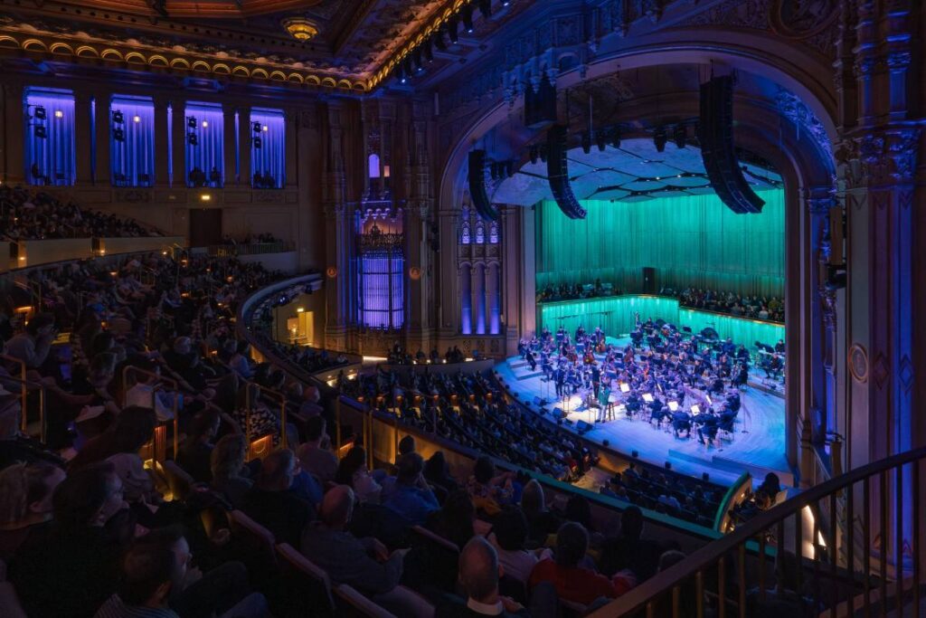 Jacobs Music Center, home of the San Diego Symphony Orchestra, now has an L-Acoustics loudspeaker system (photo credit: Gary Payne)