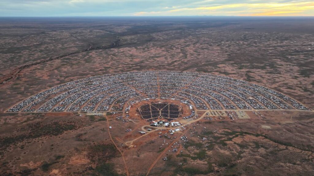 Running a festival in remote NSW desert, K Series handled the heat and distance without breaking a sweat