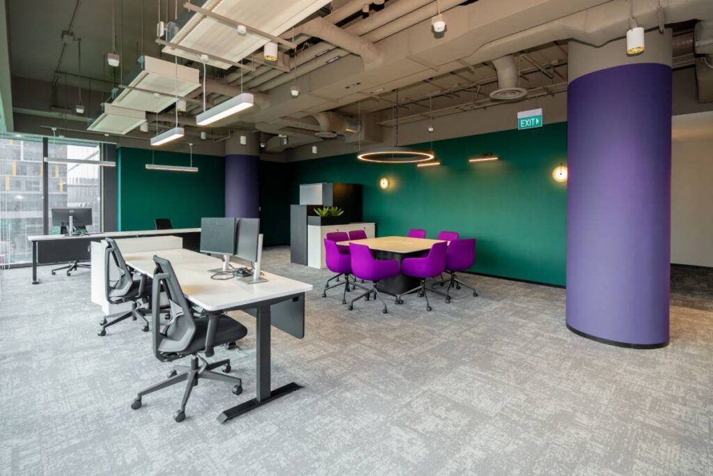 The flexible workspace at the new headquarters, supporting the L-Acoustics team and reinforcing the company's regional presence - © L-Acoustics / Lin Yu Fang