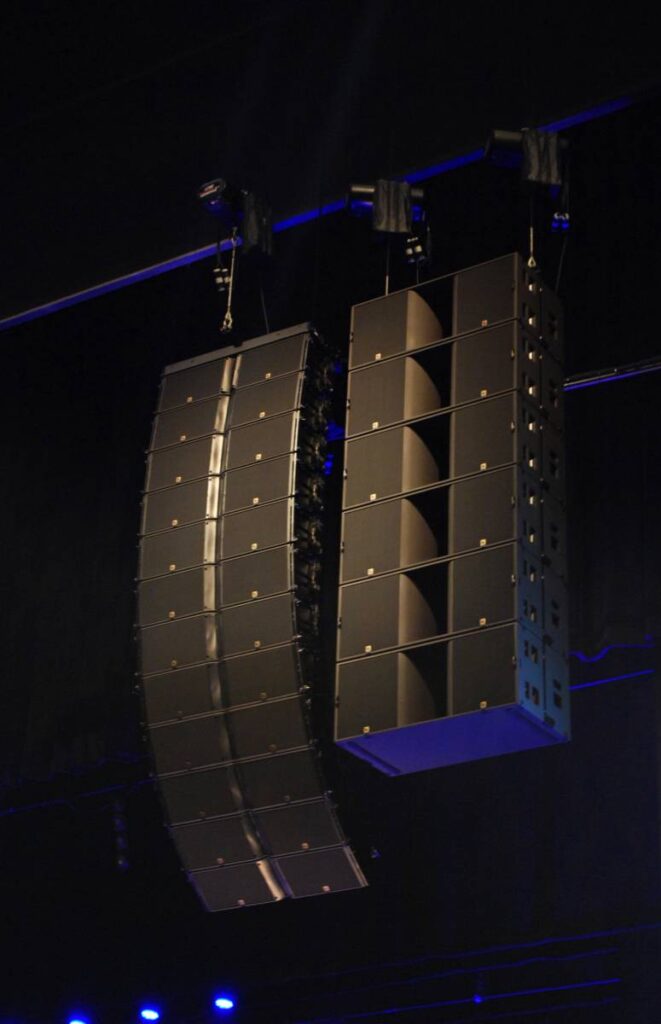 TTCUT’s arrays of 12 K2 per side are each backed by six KS28 subs