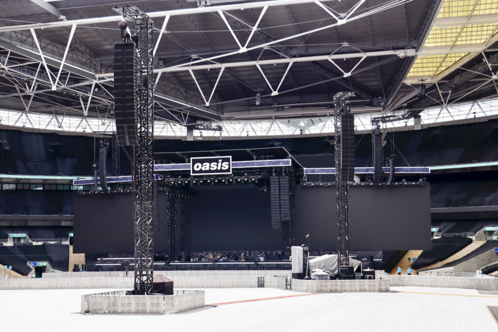 The tour’s original L-Acoustics system design was done by Oasis FOH engineer Dan Lewis and Britannia Row’s Josh Lloyd