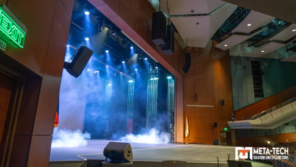The International School Manila (ISM) Fine Arts Theater L-Acoustics A Series professional sound system installation delivers educational impact through technical performance 