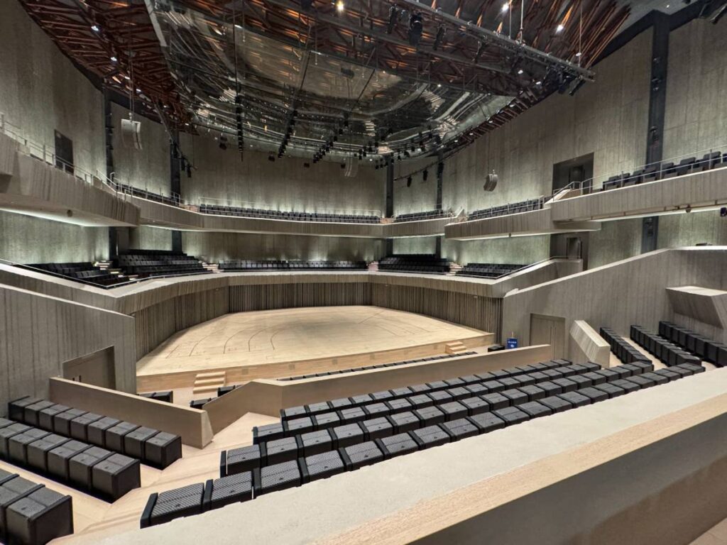 Xi'an Grand Theatre's 1,200-seat Concert Hall features A10i Focus and Wide main LCR system for classical precision