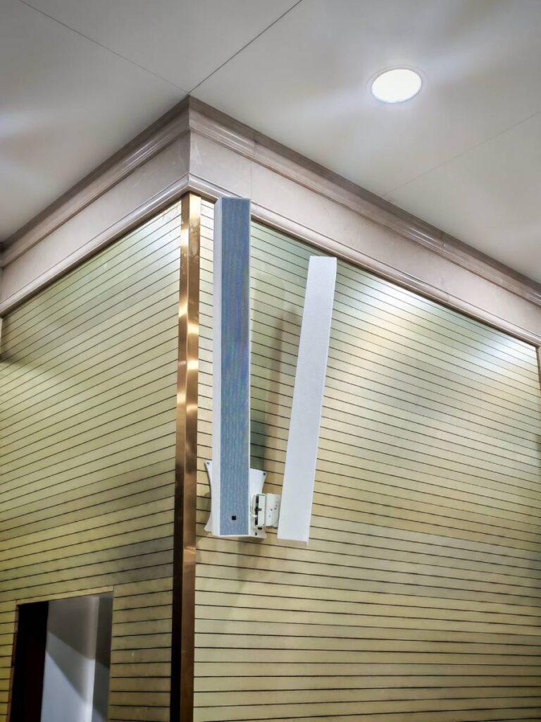 L-Acoustics S series was chosen as performance cannot be compromised and visibility must be minimised