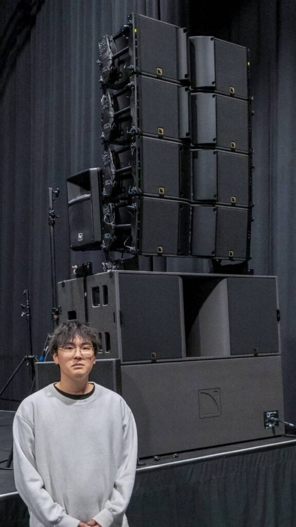 Yuki Matsuoka, Garden Shinkiba Factory's Sound Manager, wanted a system capable of world-class sound quality