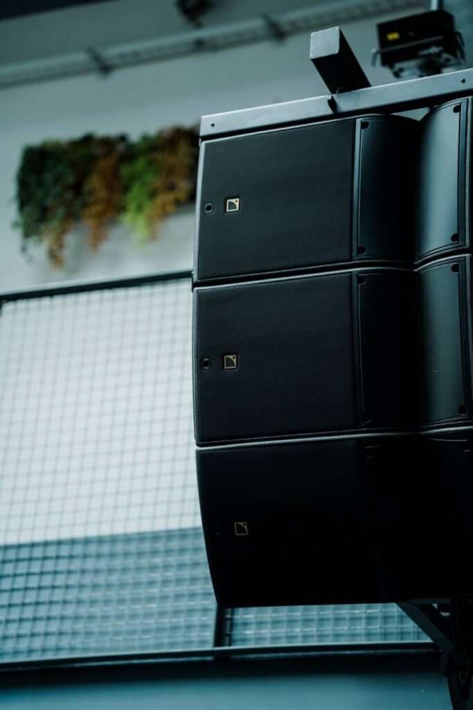 The L-Acoustics A Series rig is built for people to feel the energy you normally associate with an outdoor event