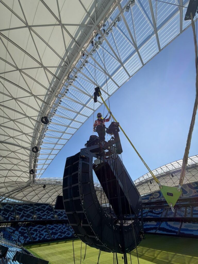 Final on-site loudspeaker deployment took just five days