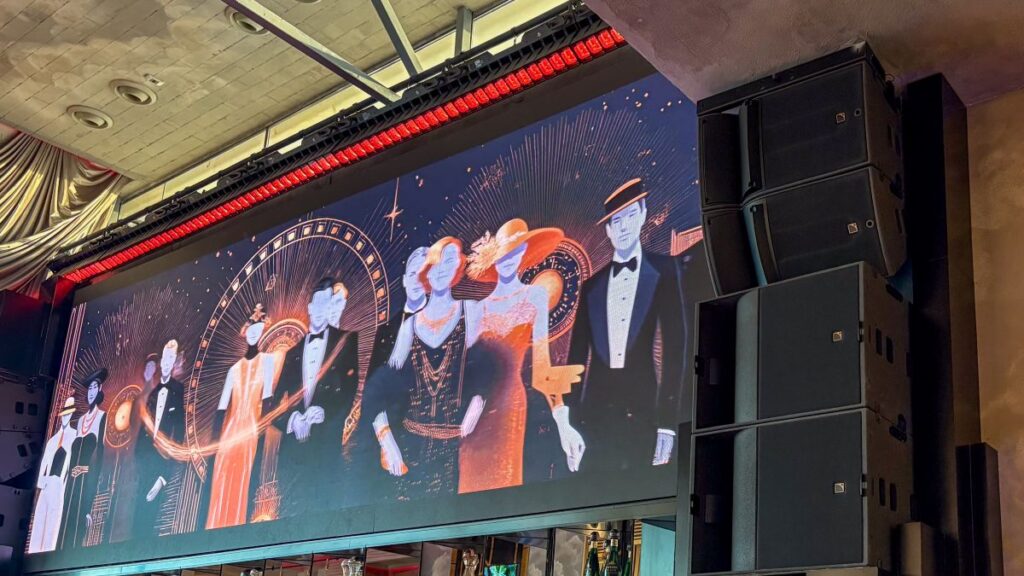 L-Acoustics A Series has to carry the venue across its full programming range, from background music during dining through to high-SPL DJ sets and live performances later in the night
