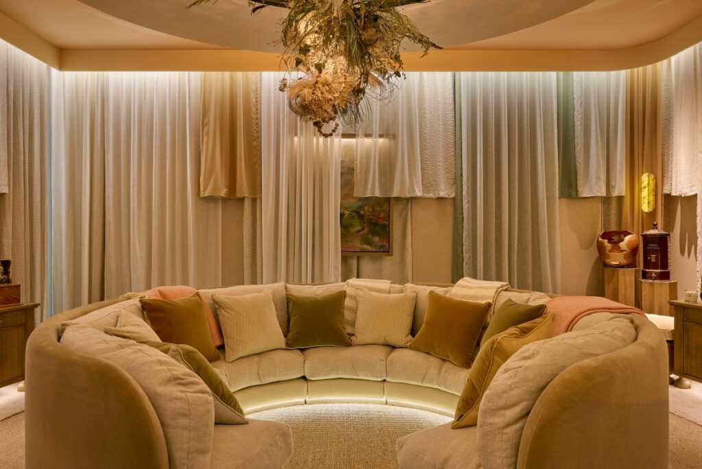 The Nucleus Immersive Room marks the first deployment of L-Acoustics HYRISS in a designer showhouse, at Design Centre Chelsea Harbour
