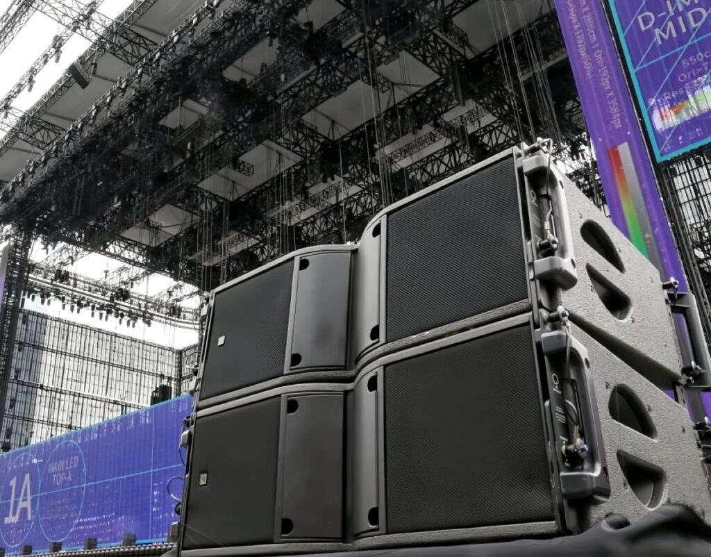The L-Acoustics system delivered the same audio experience regardless of where an audience member was sitting