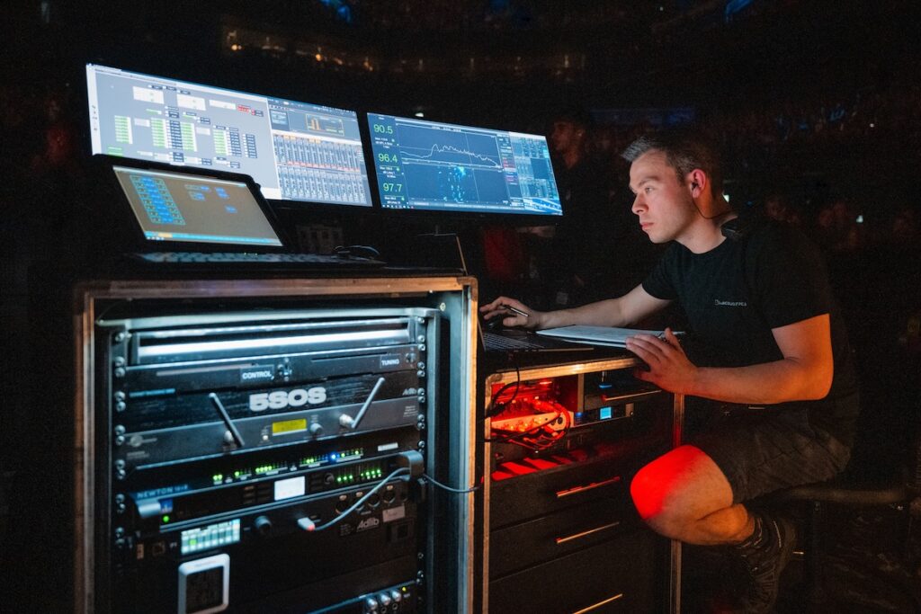 Adlib audio systems engineer Billy Bryson designed the L-Acoustics K series system which ran on every night of the tour 