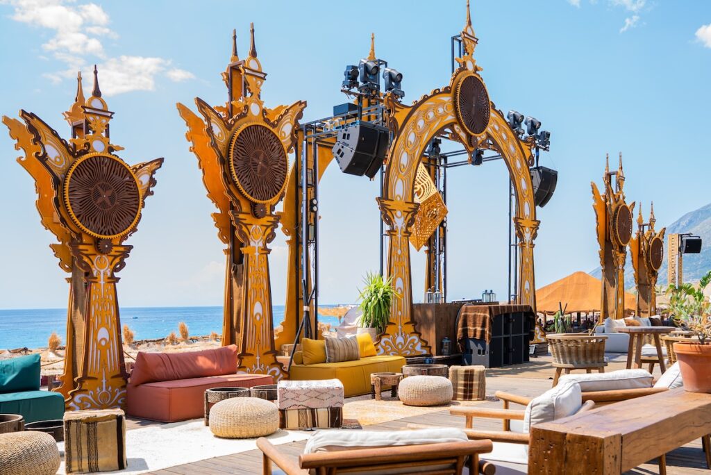 L-Acoustics Certified Partner Prosound delivers a complete DJ sound system built on A Series and X Series for the beach club
